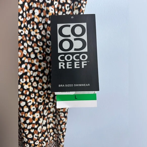 COCO REEF Women's Raya Lace-Up V-Neck Dress Cover-Up
